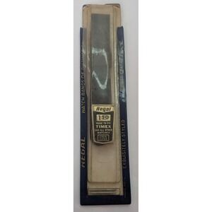 Regal Watch Band Unisex OS Black New Vintage 150 Genuine Leather Fits Timex